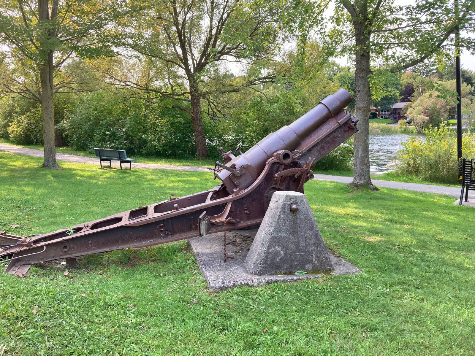 Military Cannon in Veterans Memorial Park