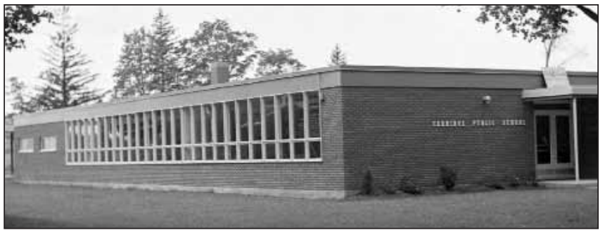 1955 addition to Uxbridge Public School 