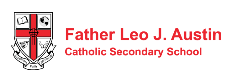 Father Leo J Austin Catholic Secondary School Logo