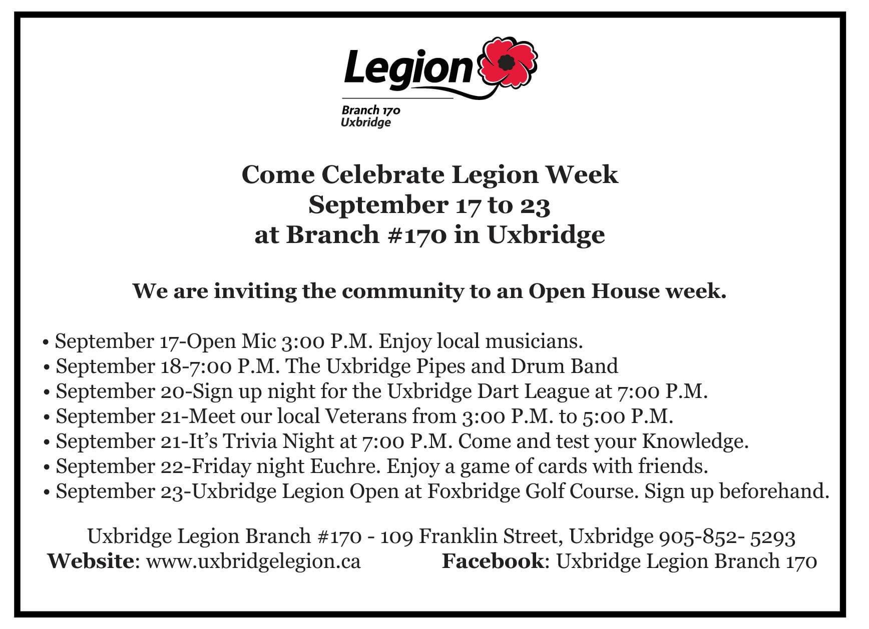 Celebrate Legion Week