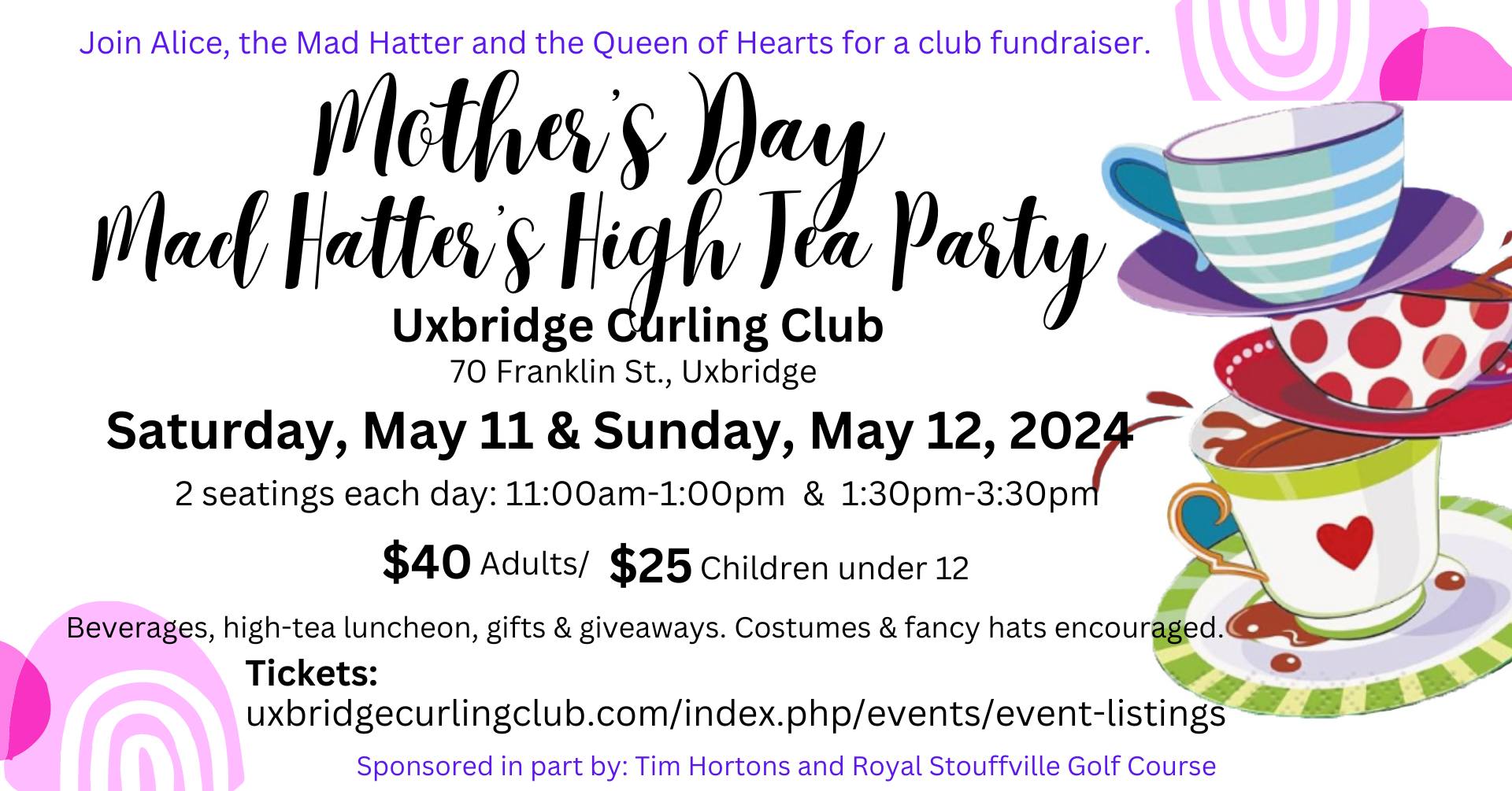 Mothers Day Tea Party - Curling Club